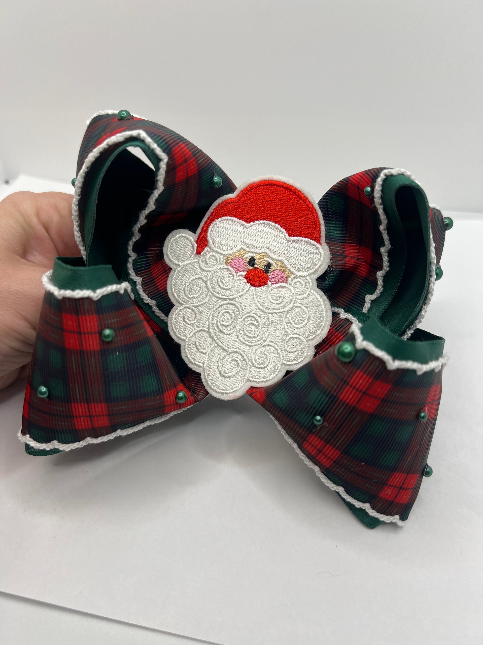 5” jolly in plaid on clip