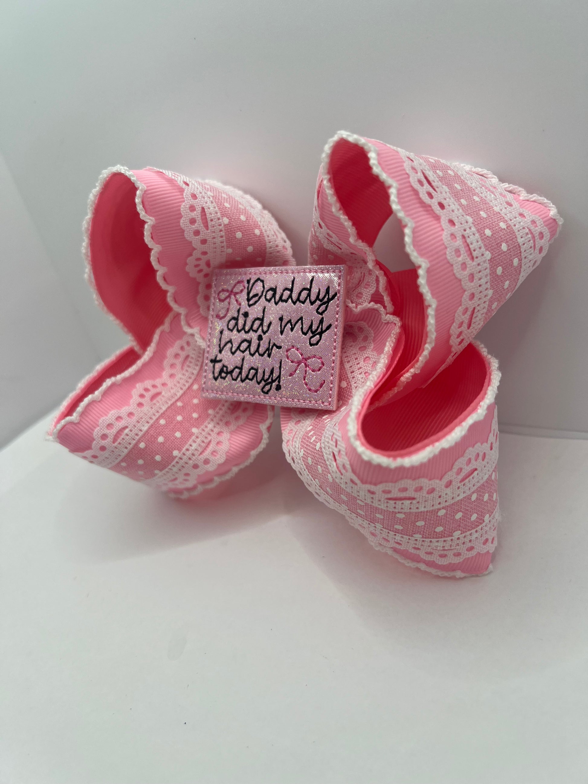 5 1/2” daddy did my hair on clip