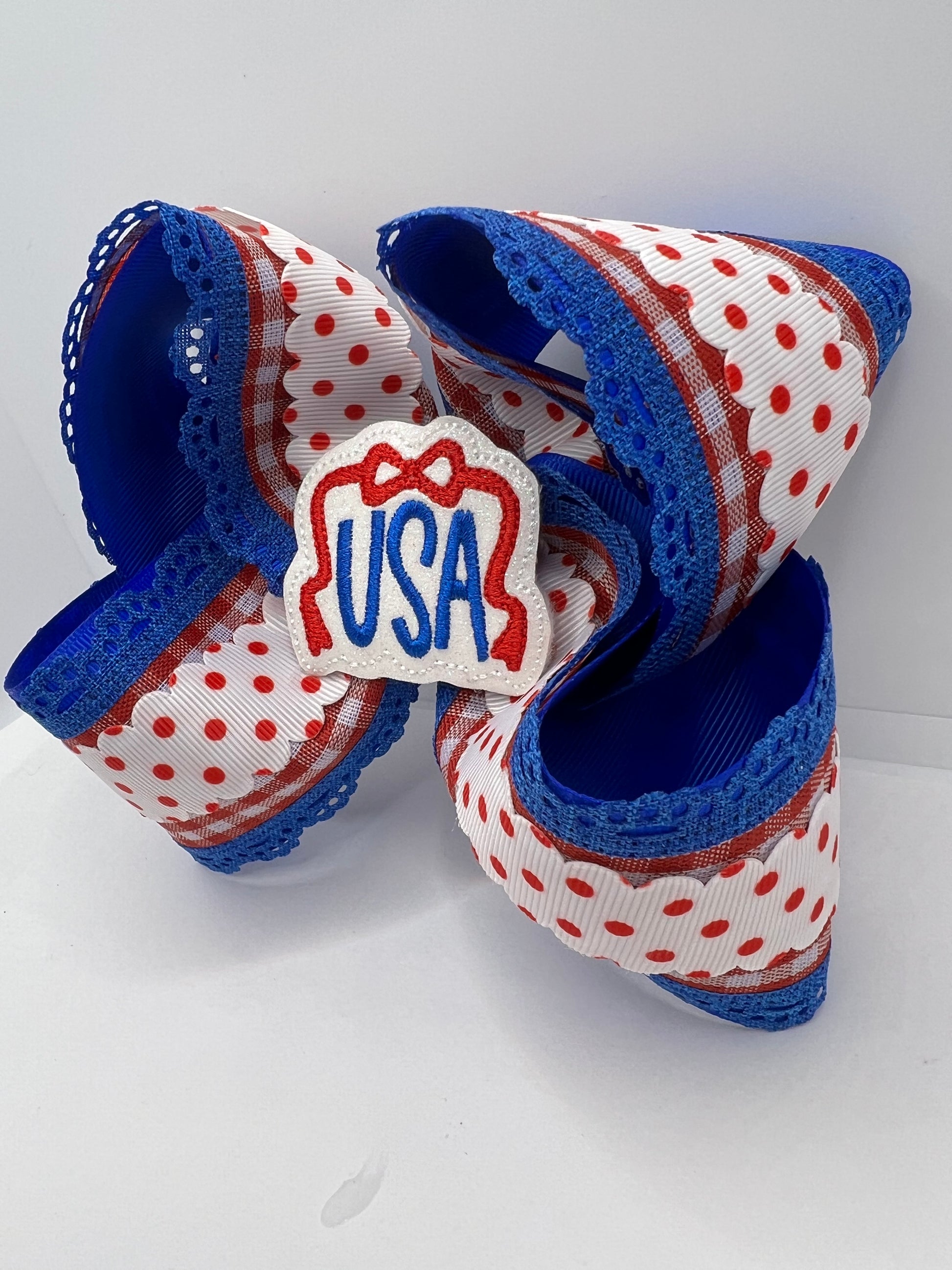5 1/2” totally patriotic on clip