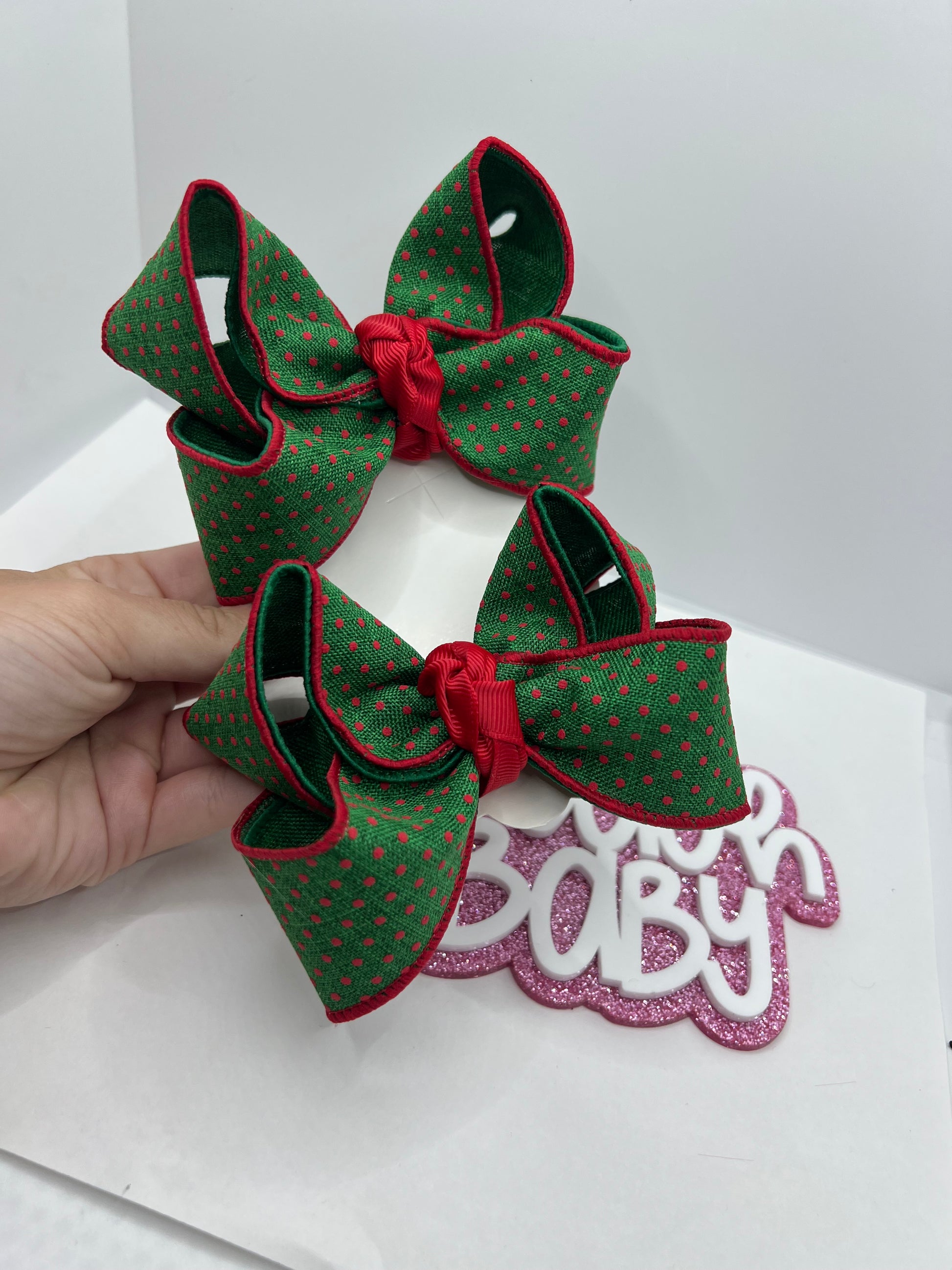 4” classy Christmas piggies