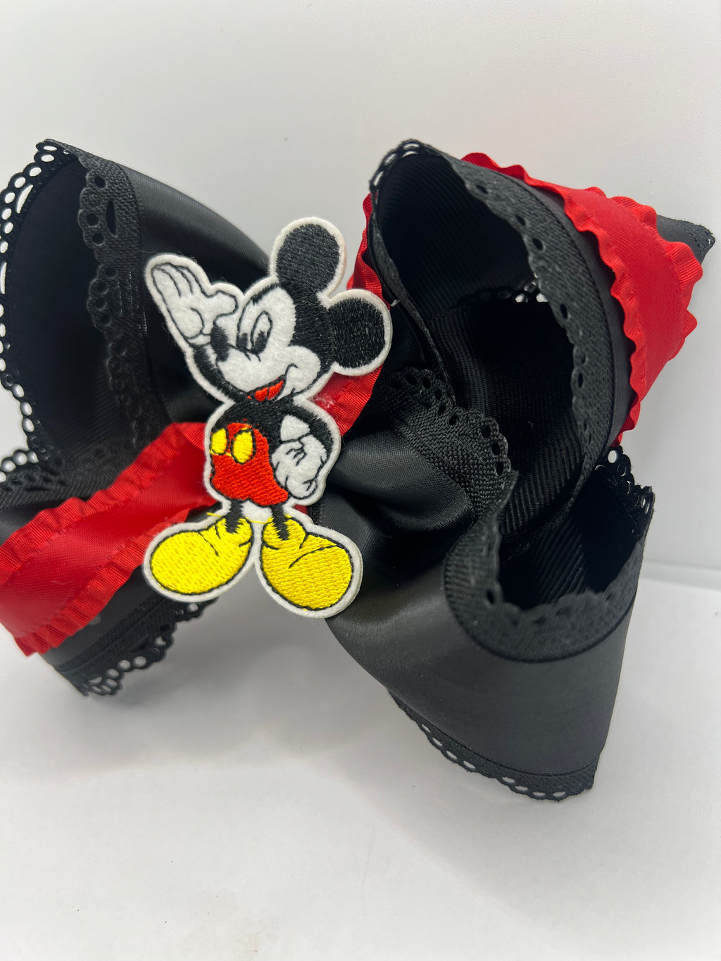 6” magic red & black on clip