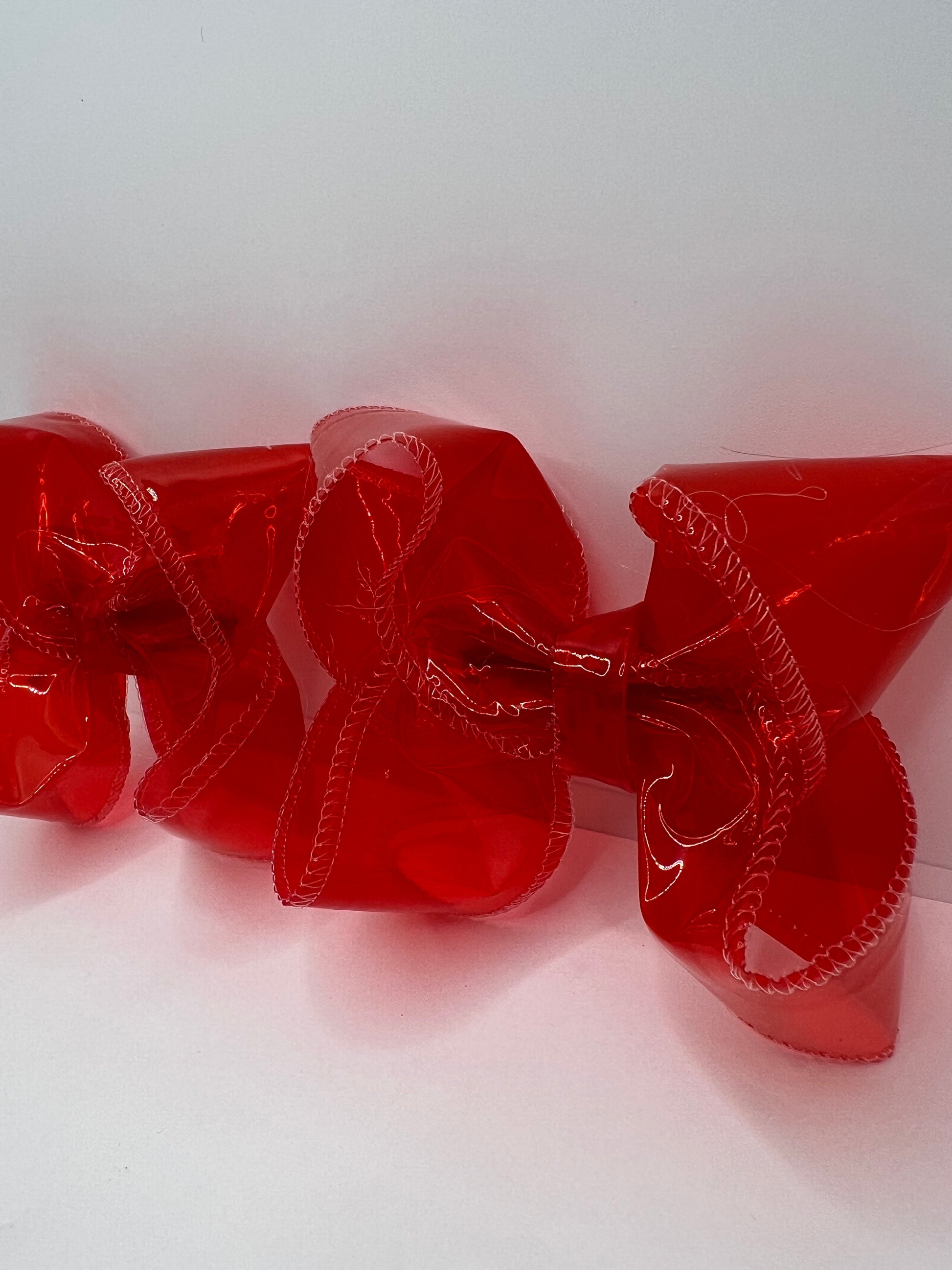 4” red swim piggies