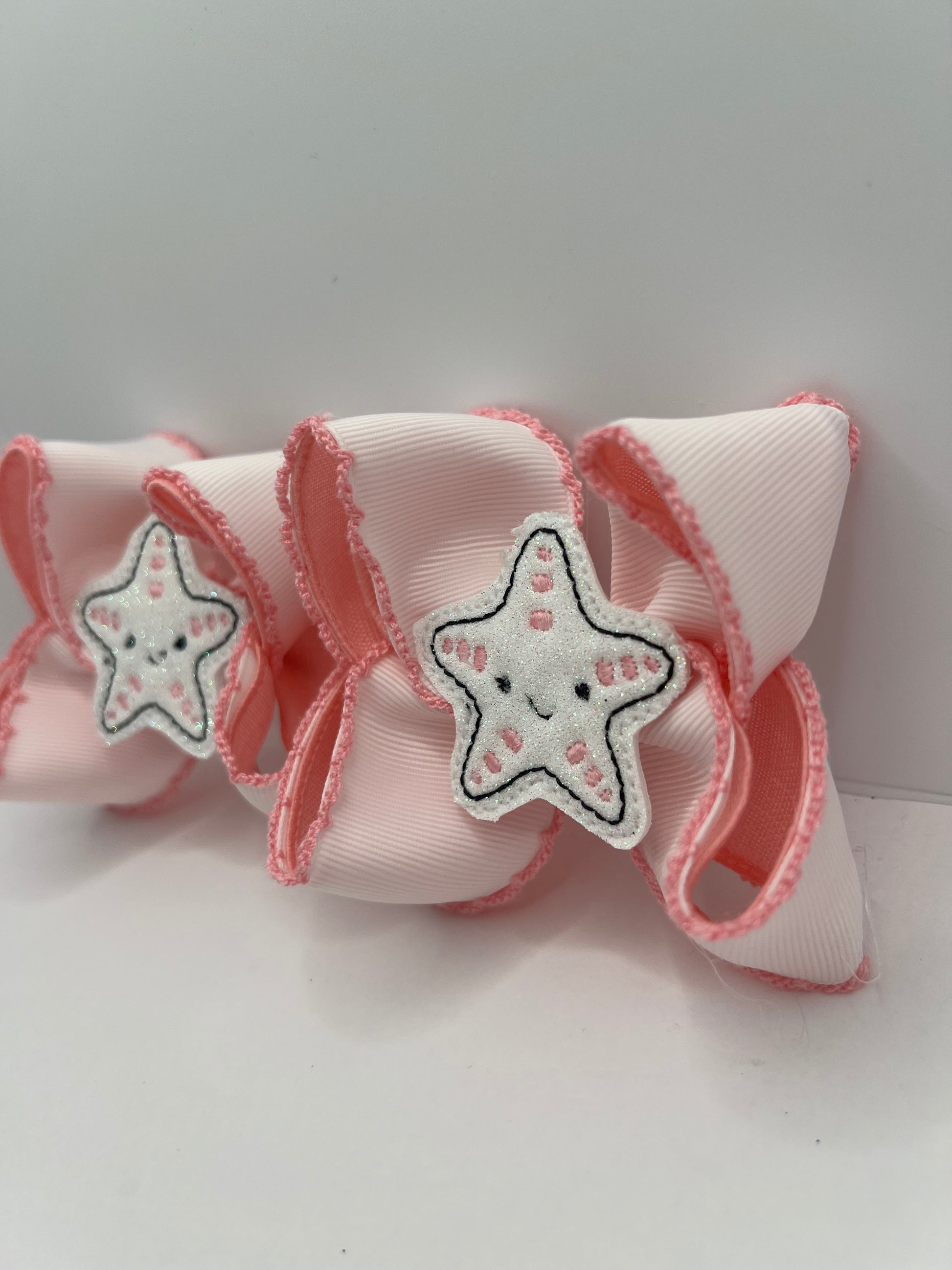 3” pink sea star piggies