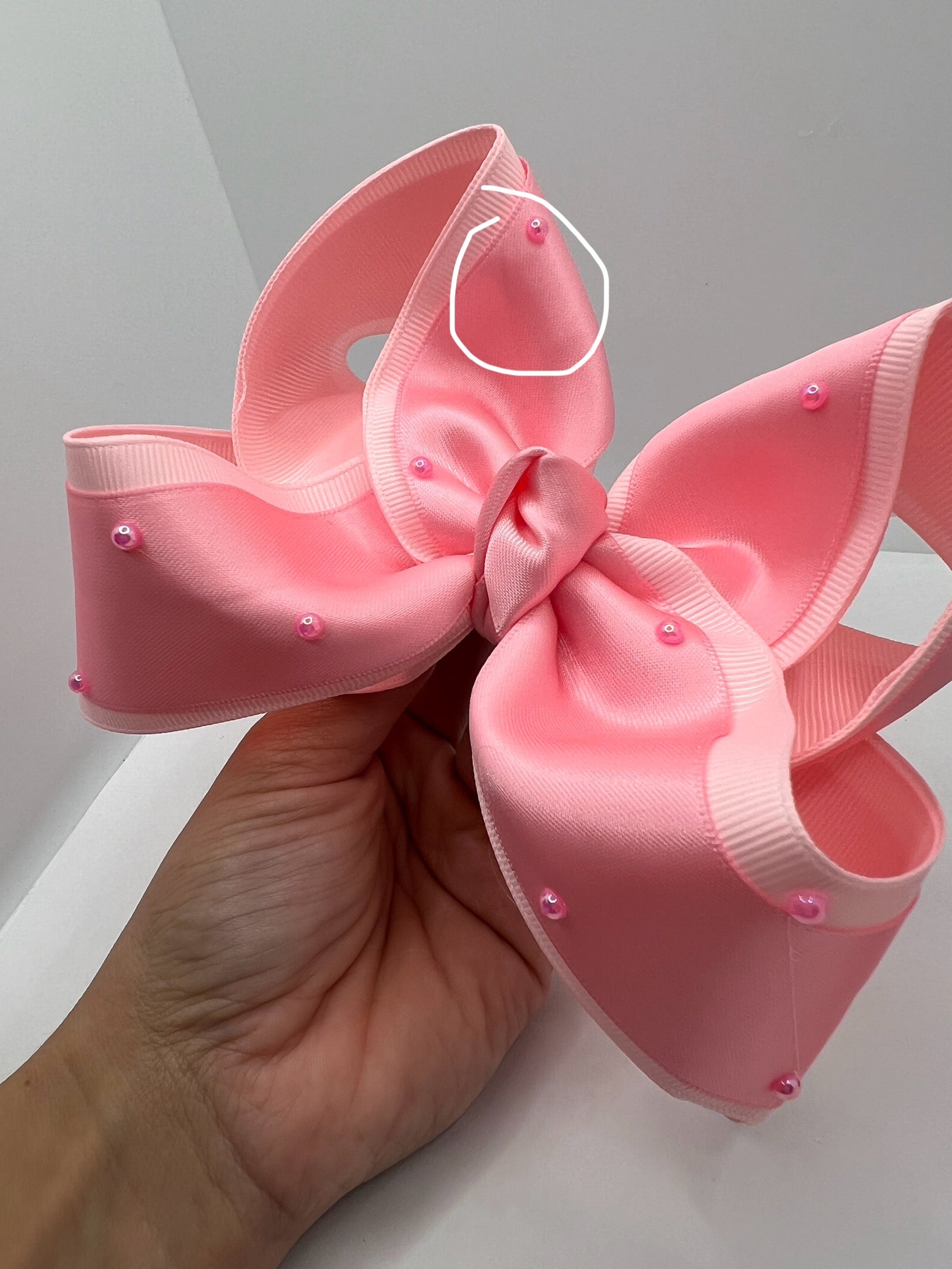 5” discount bow on clip