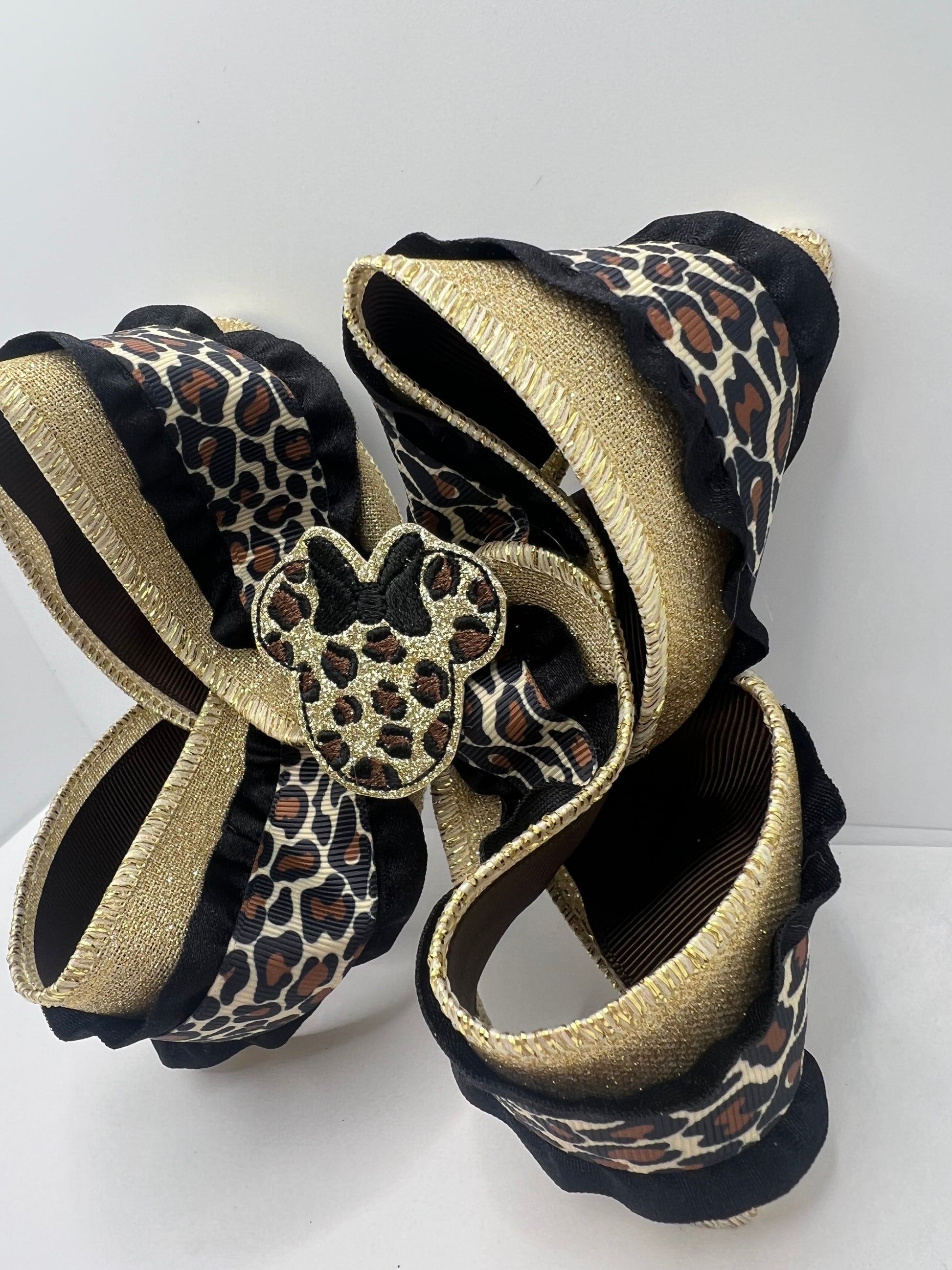 6” cheetah mouse on clip