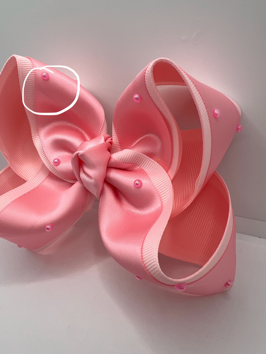 5” discount bow on clip