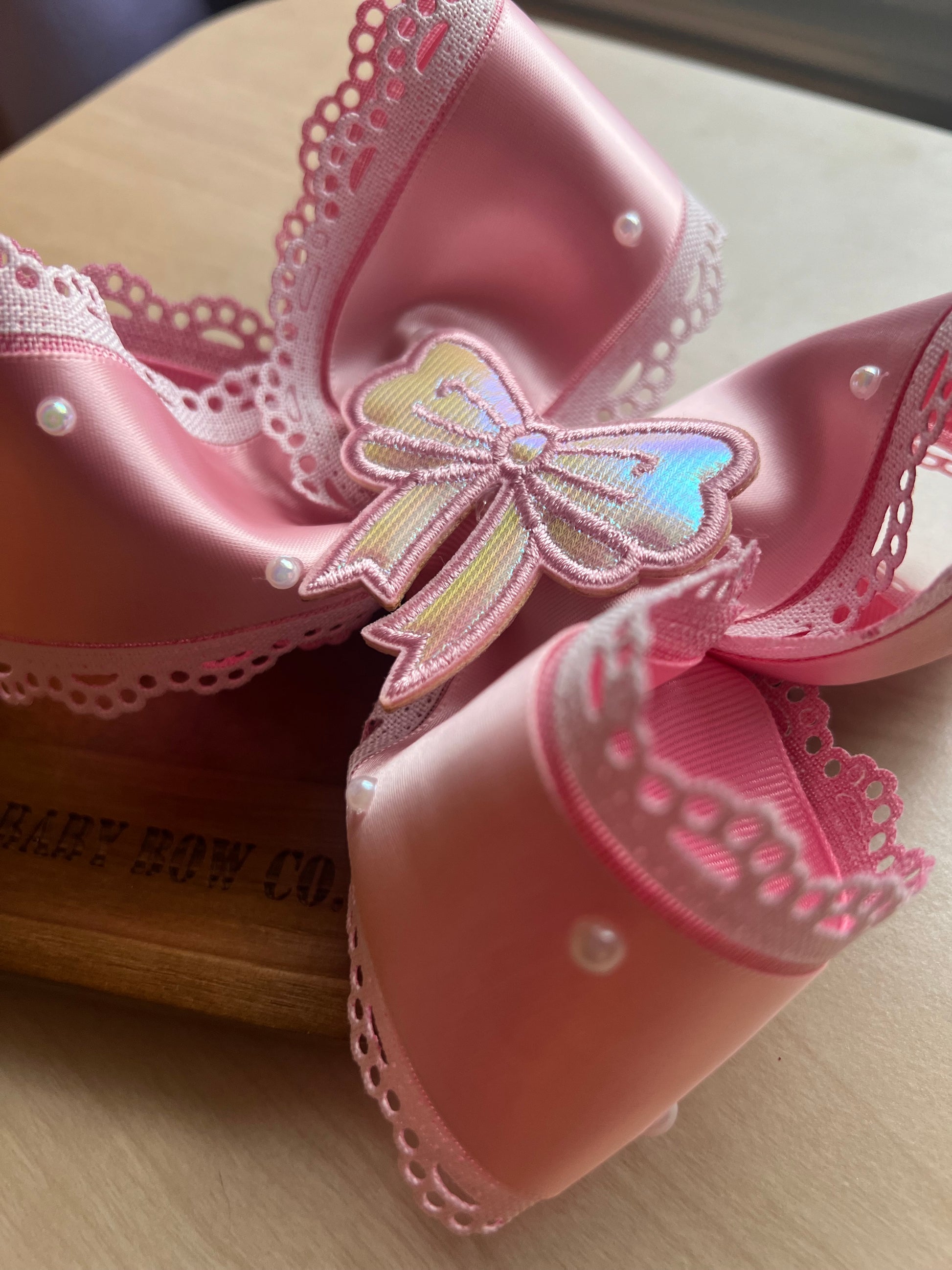 5 1/2” satin & stylish bow