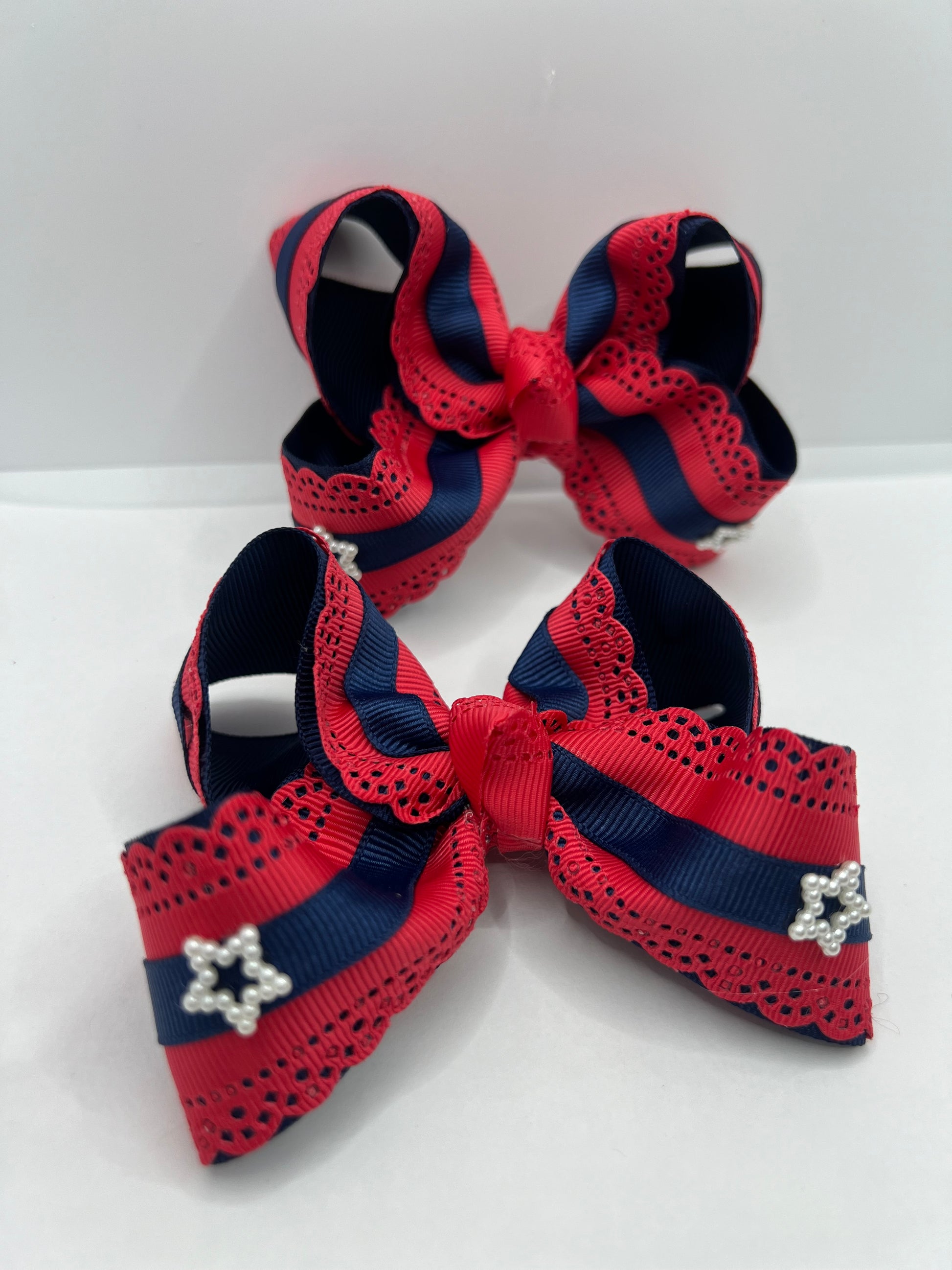 3” red, white & piggies