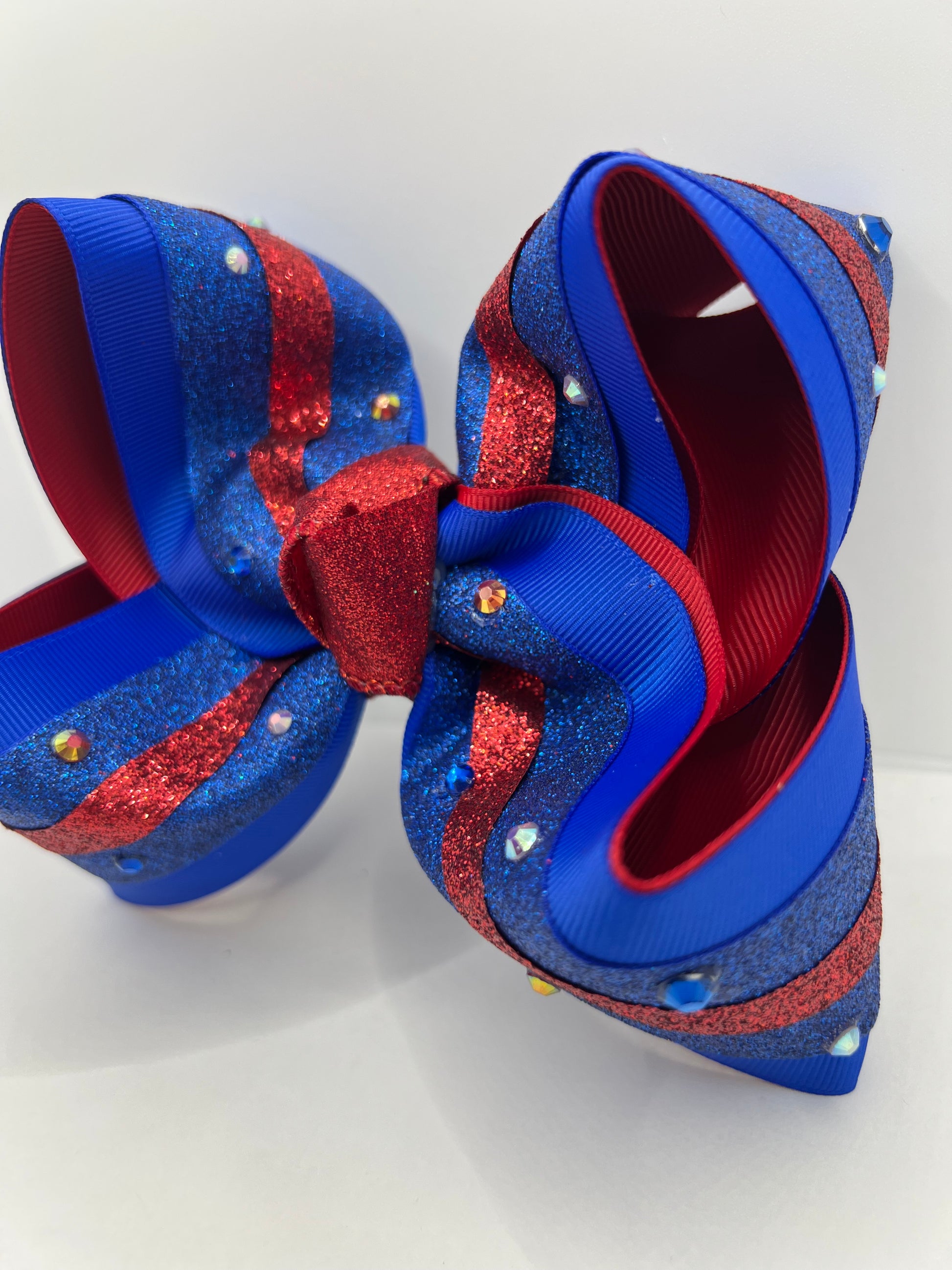 5 1/2” sparkles & stripes on clip