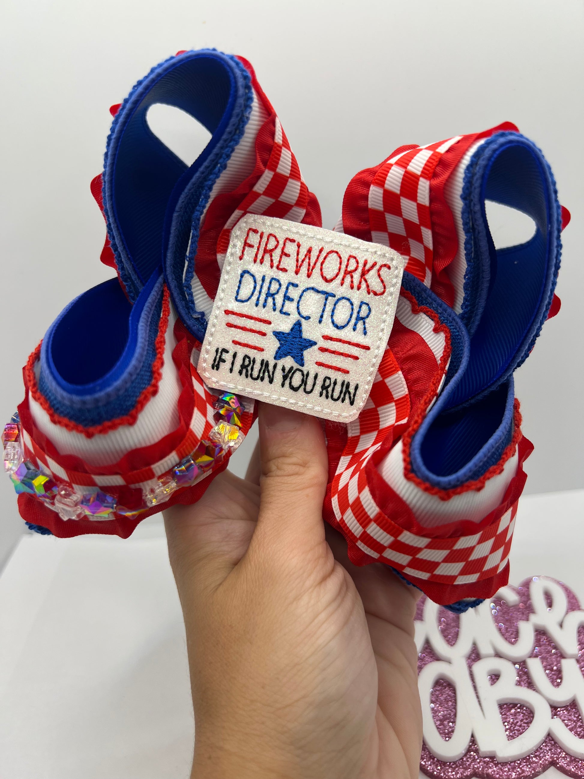 5” firework director on clip