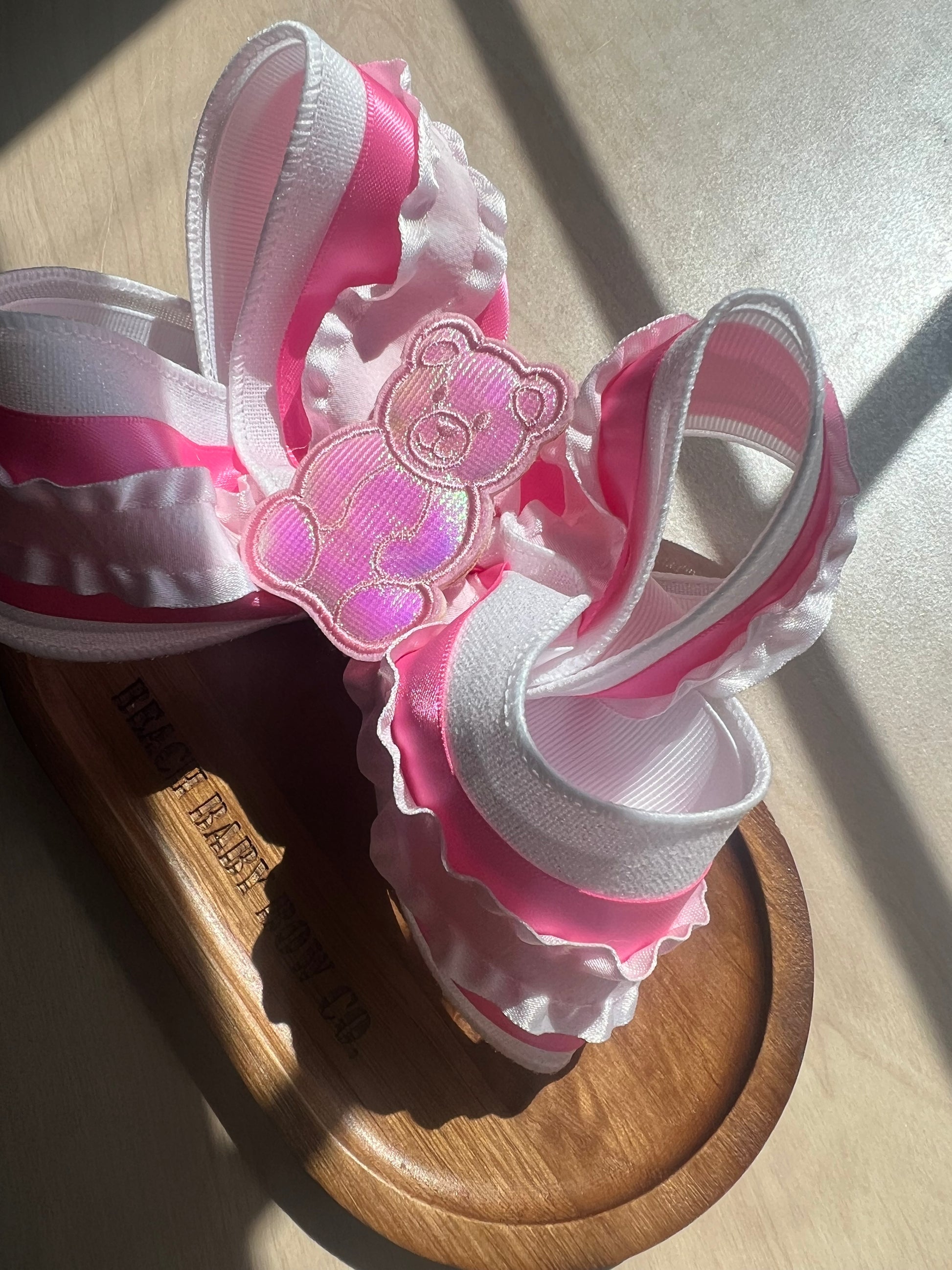 6” candy ruffles bow 🍭