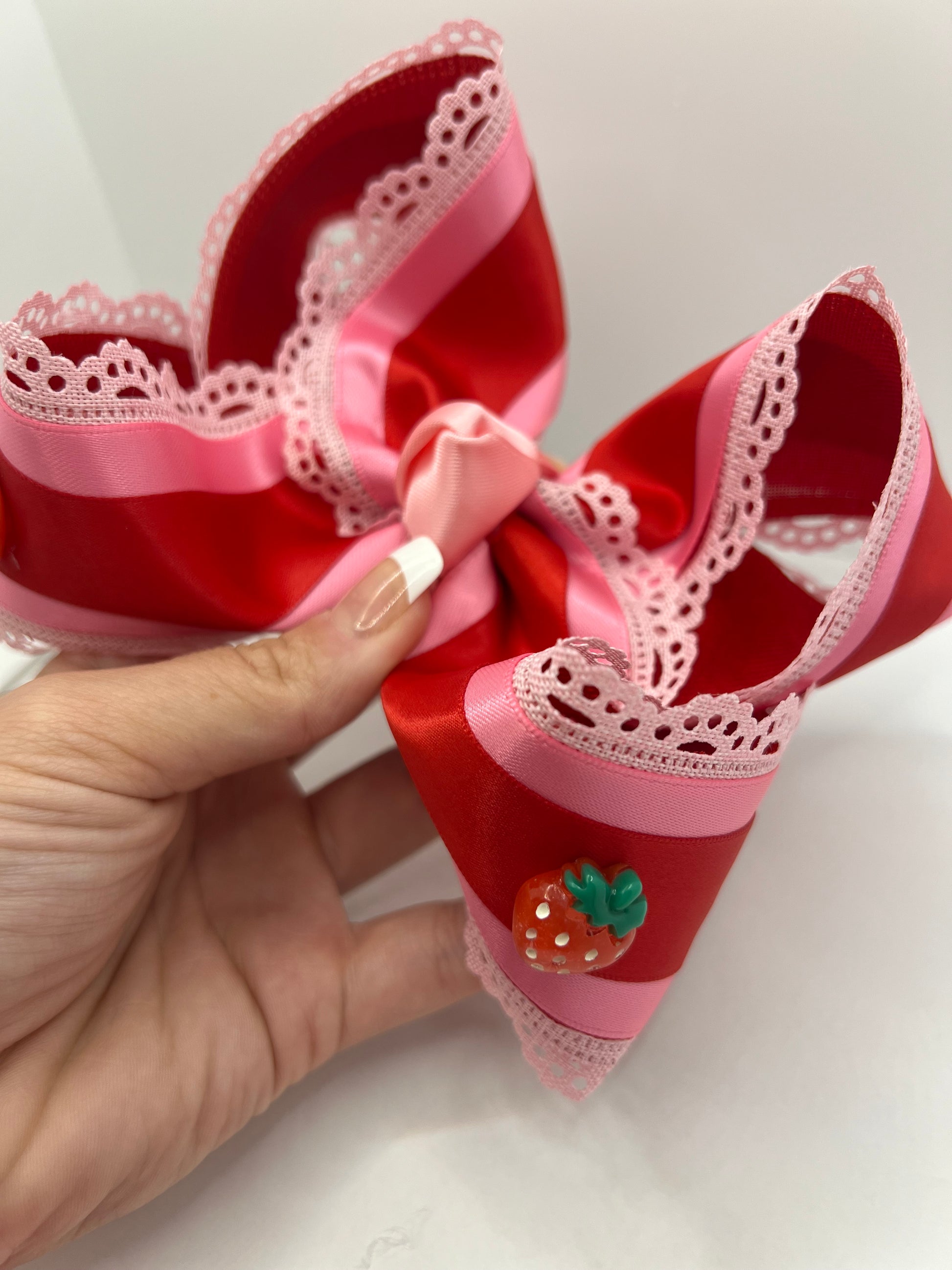 5” sweet strawberry on clip