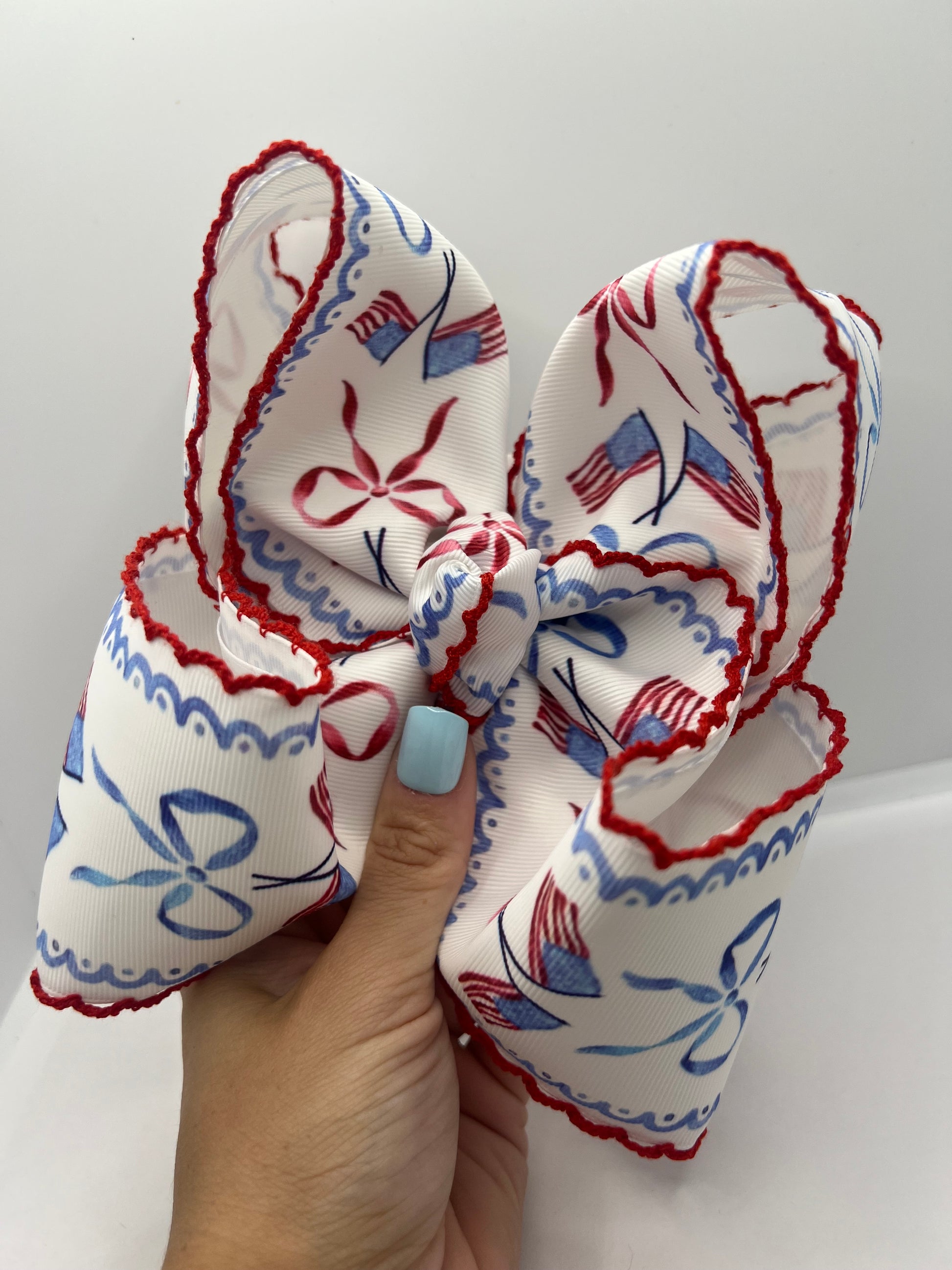 5” flag cutie ( TALL FOLD ) on clip