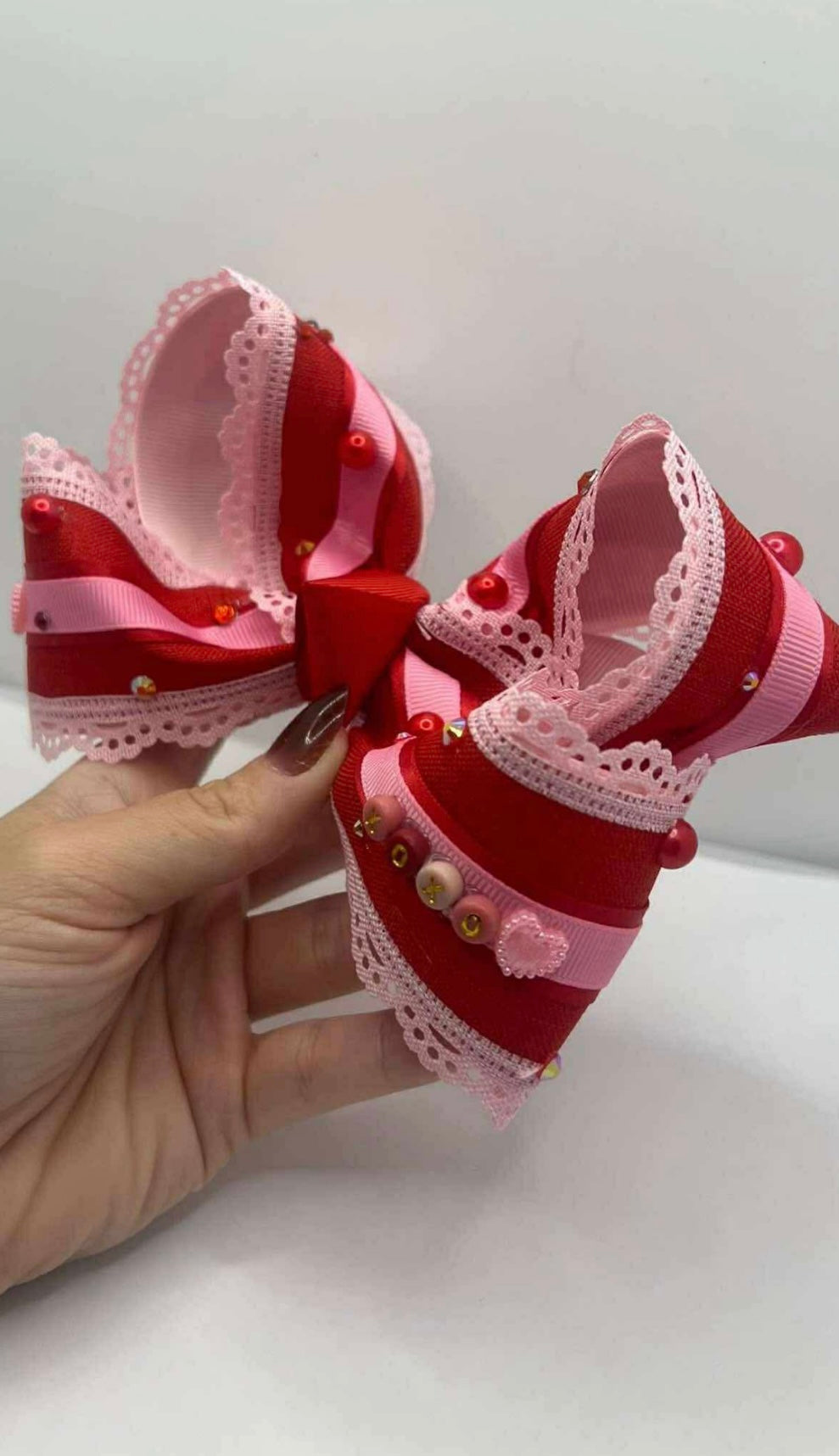 5” Lovely in love PO BOW
