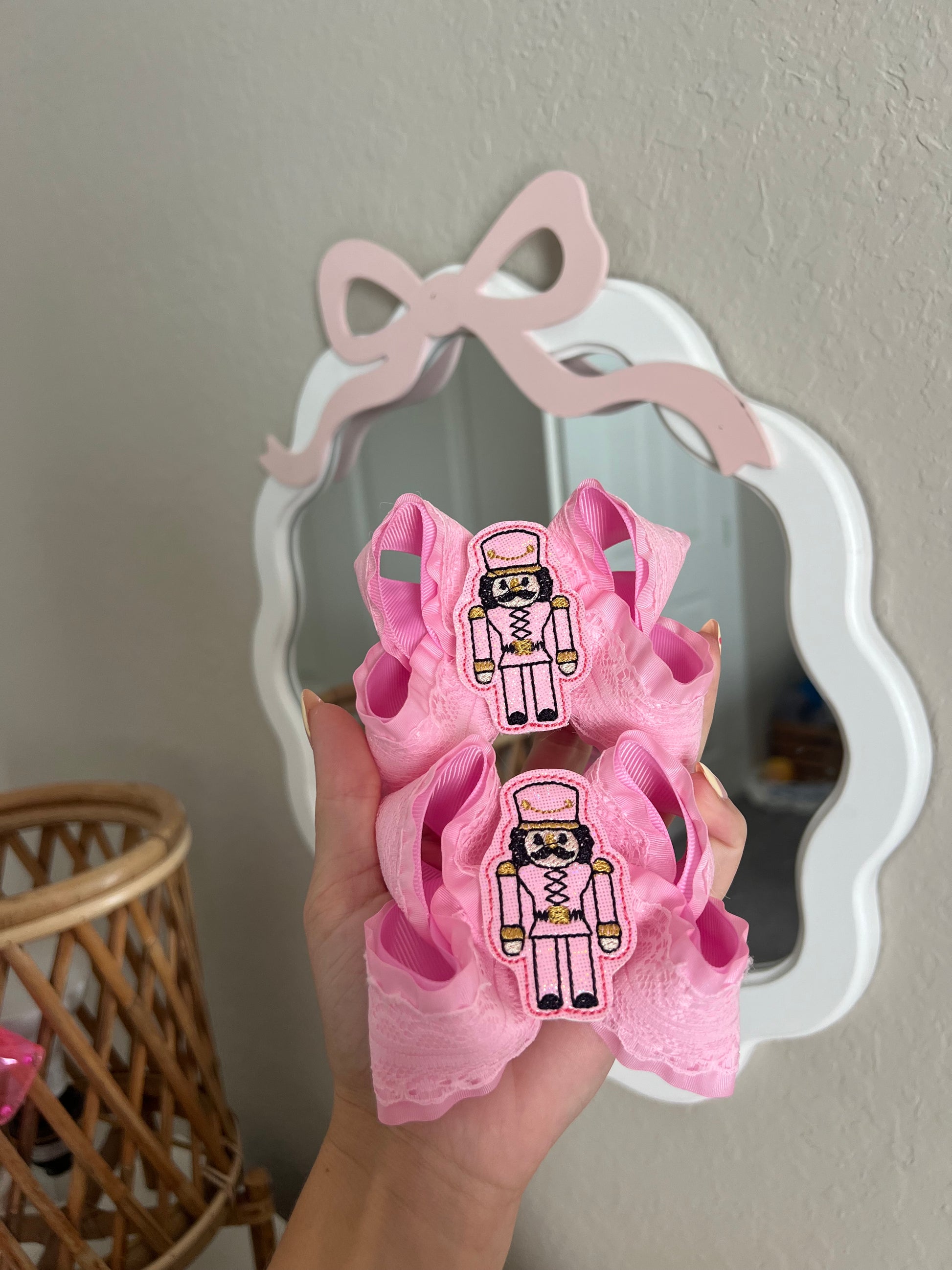 4” pink nutcracker piggies