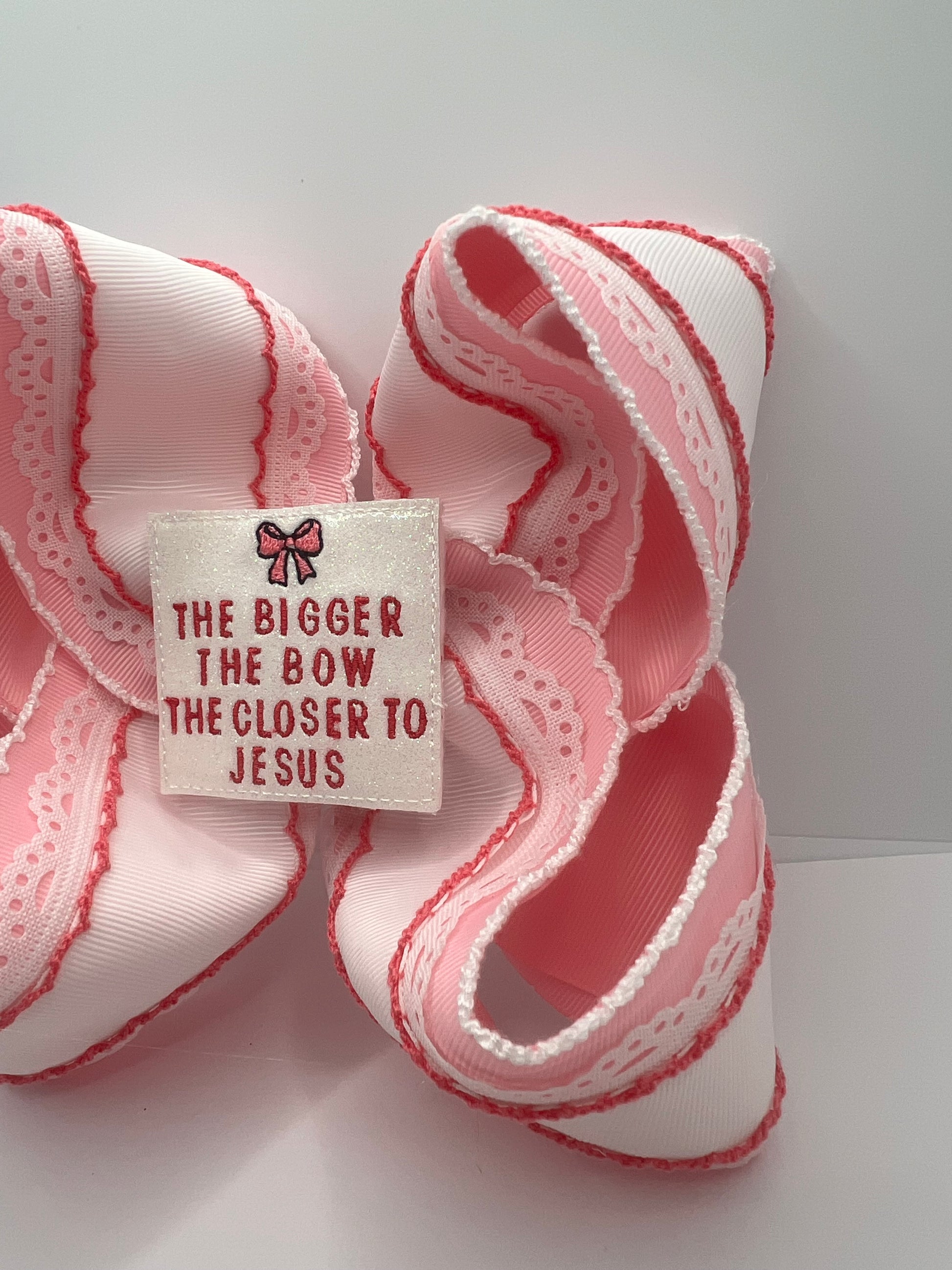 6” bigger the bow on clip (tall fold)