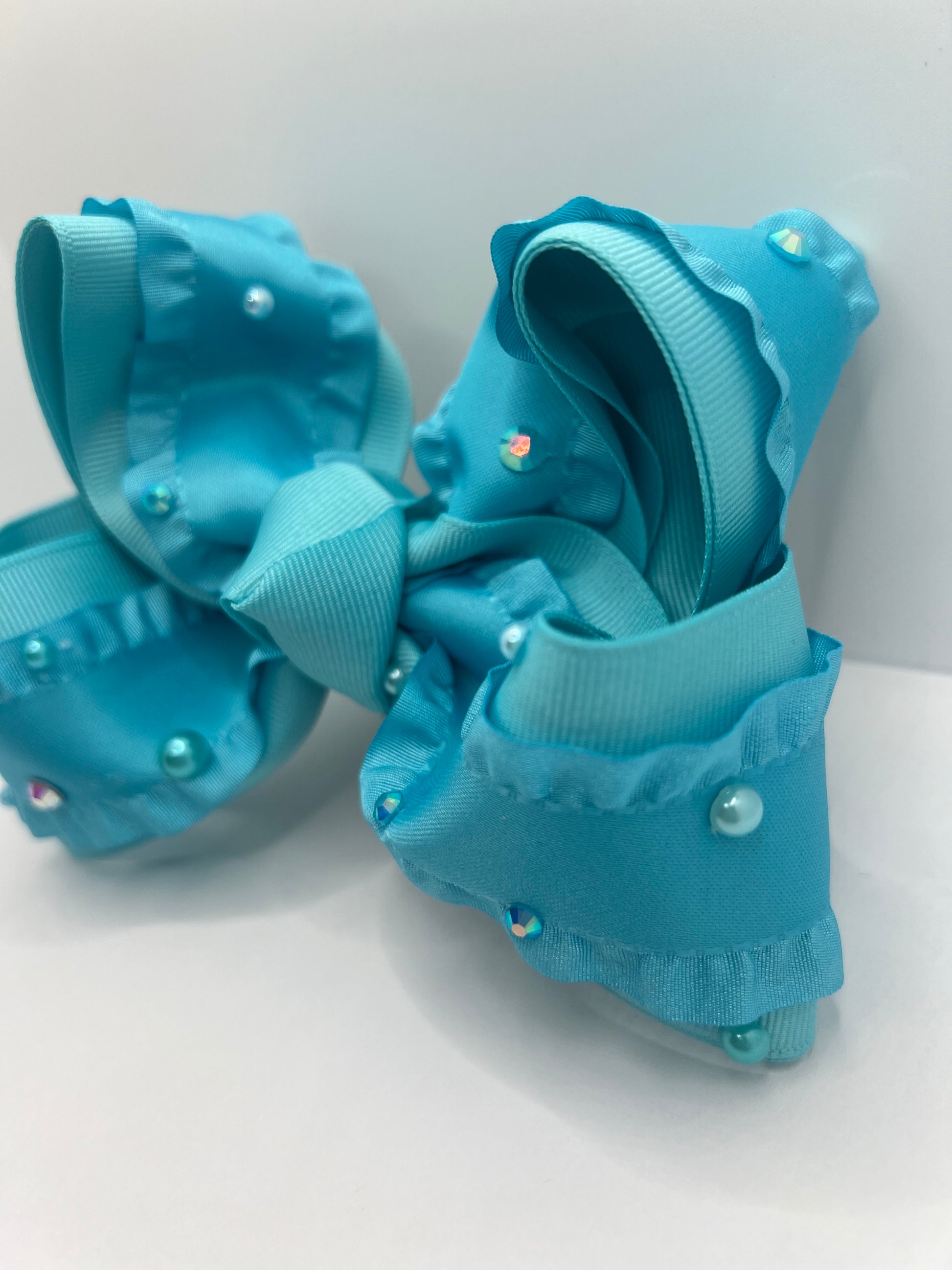 5” blue baby blue on clip