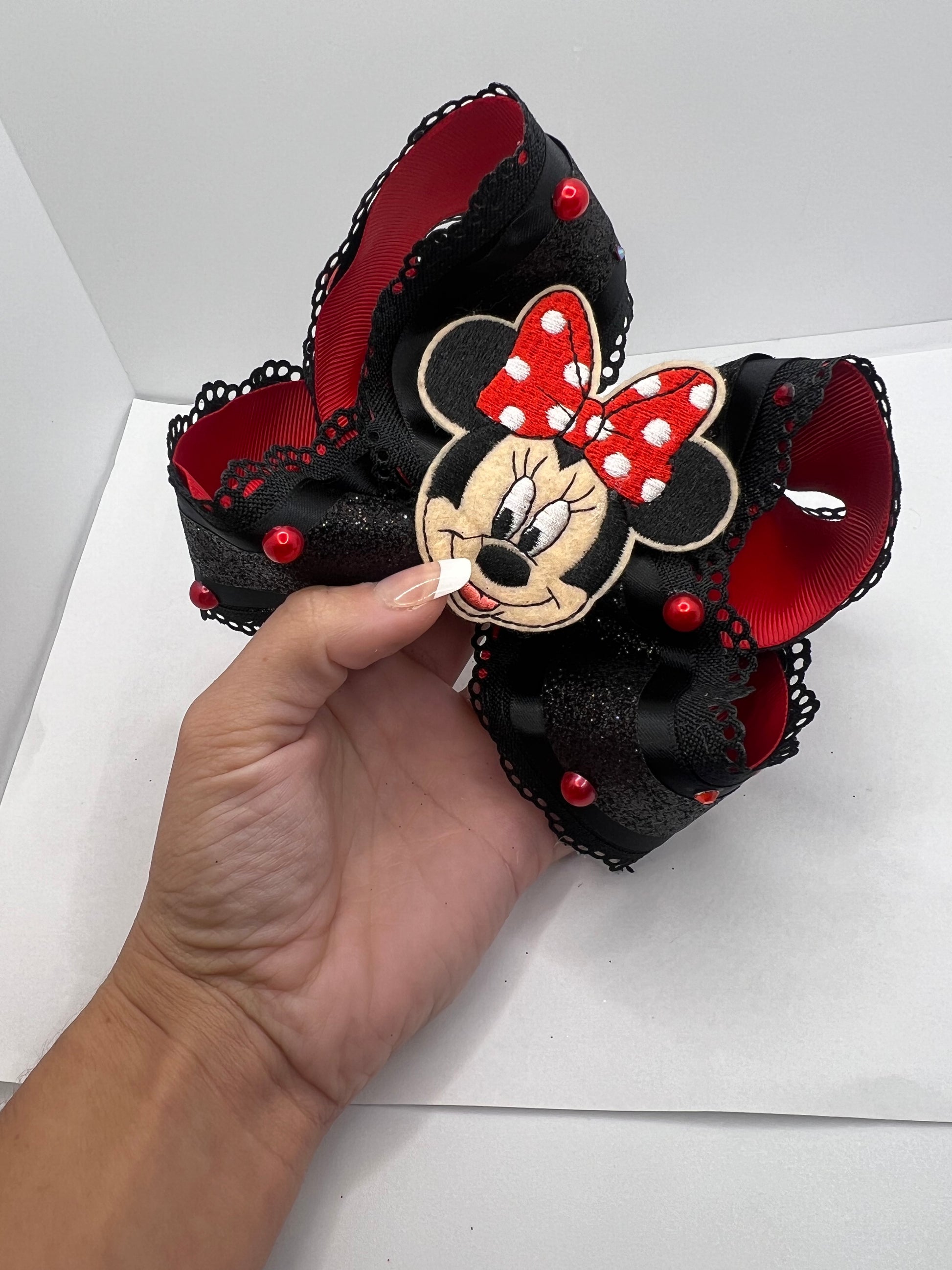 5” magic polka dots on clip