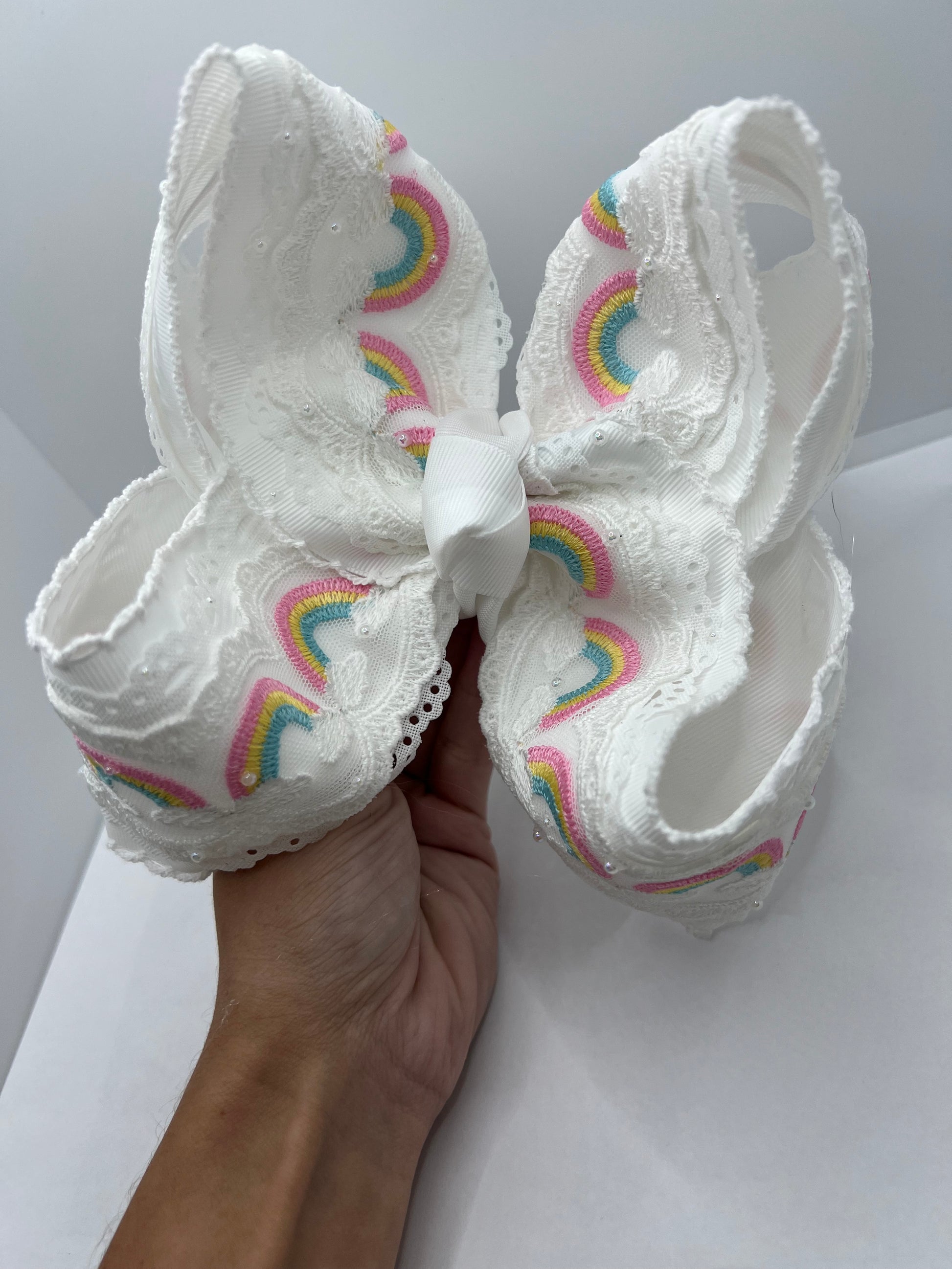 5 1/2” rainbow girl on clip