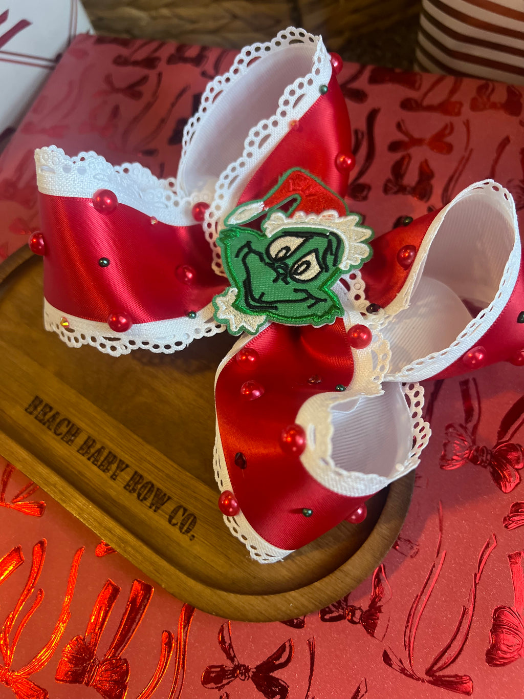 5” glammin’ grinch on clip