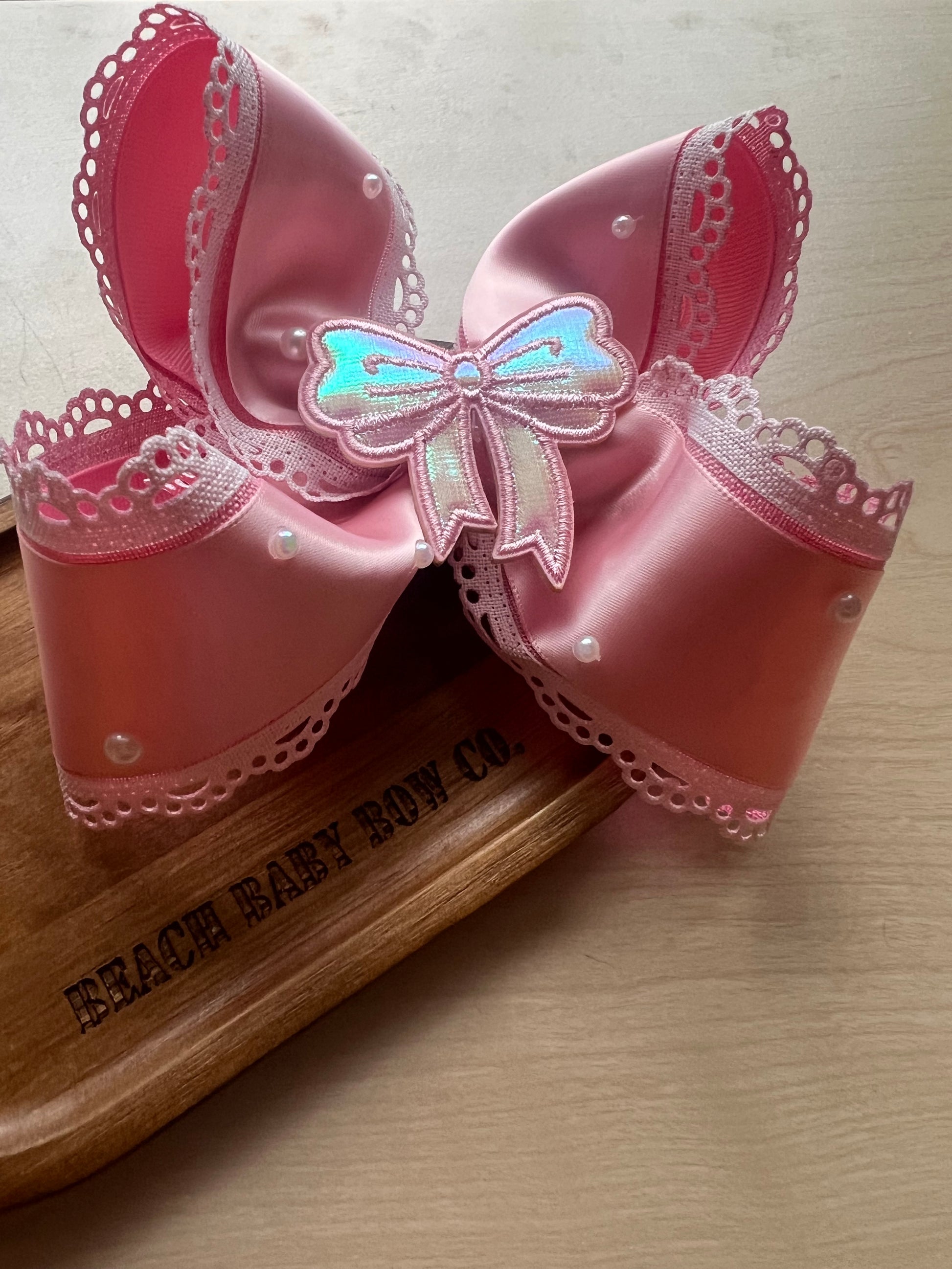 5 1/2” satin & stylish bow