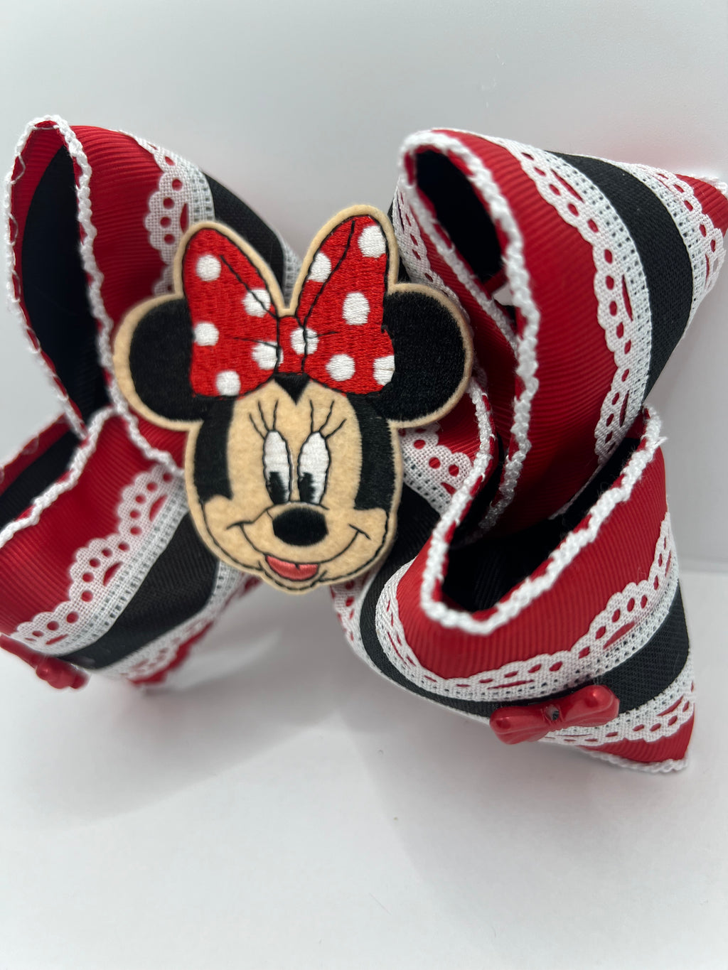 5” polka dot cutie on clip