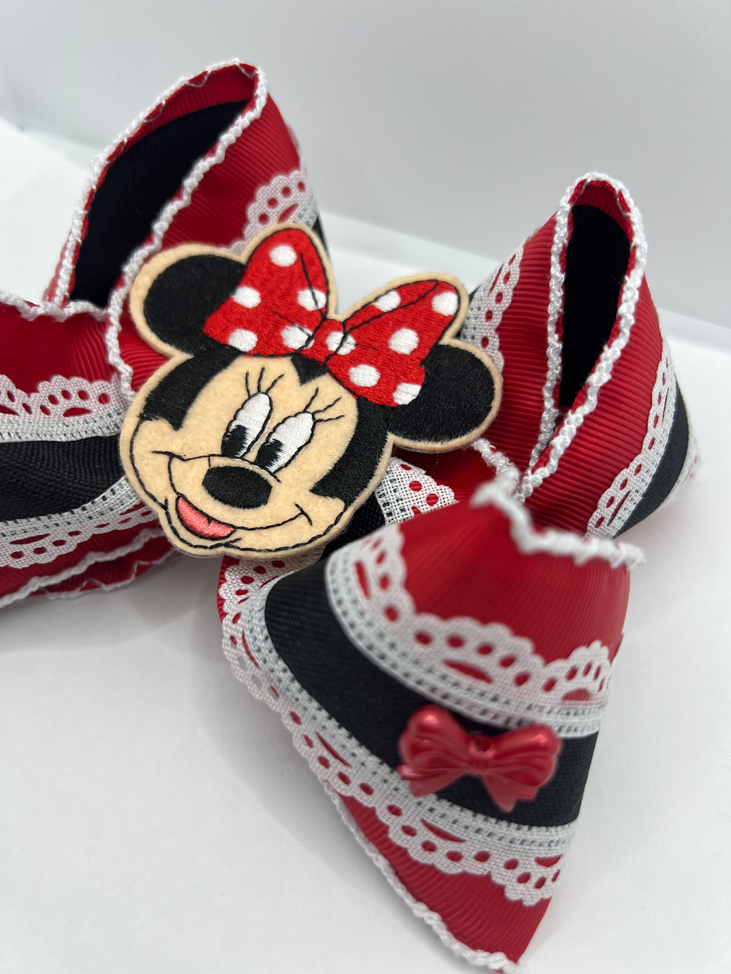 5” polka dot cutie on clip