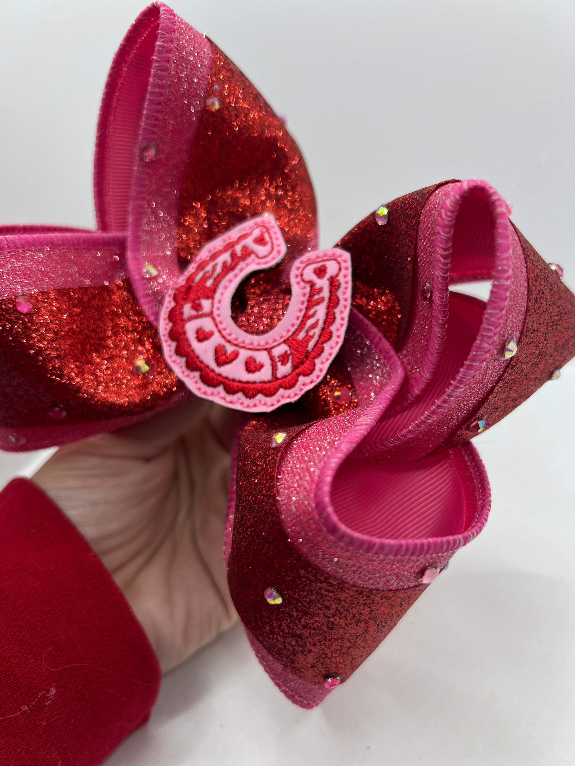 5” let’s go Valentine on clip
