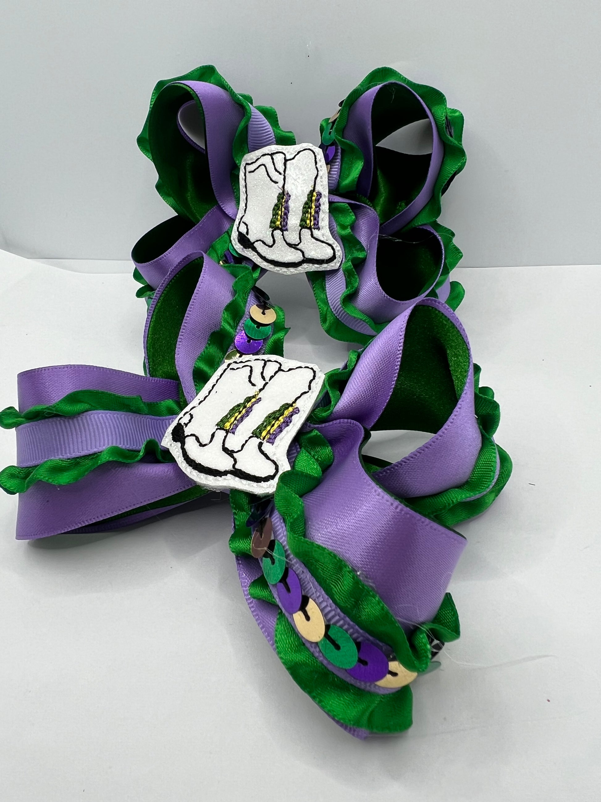 4” Mardi shimmer piggies