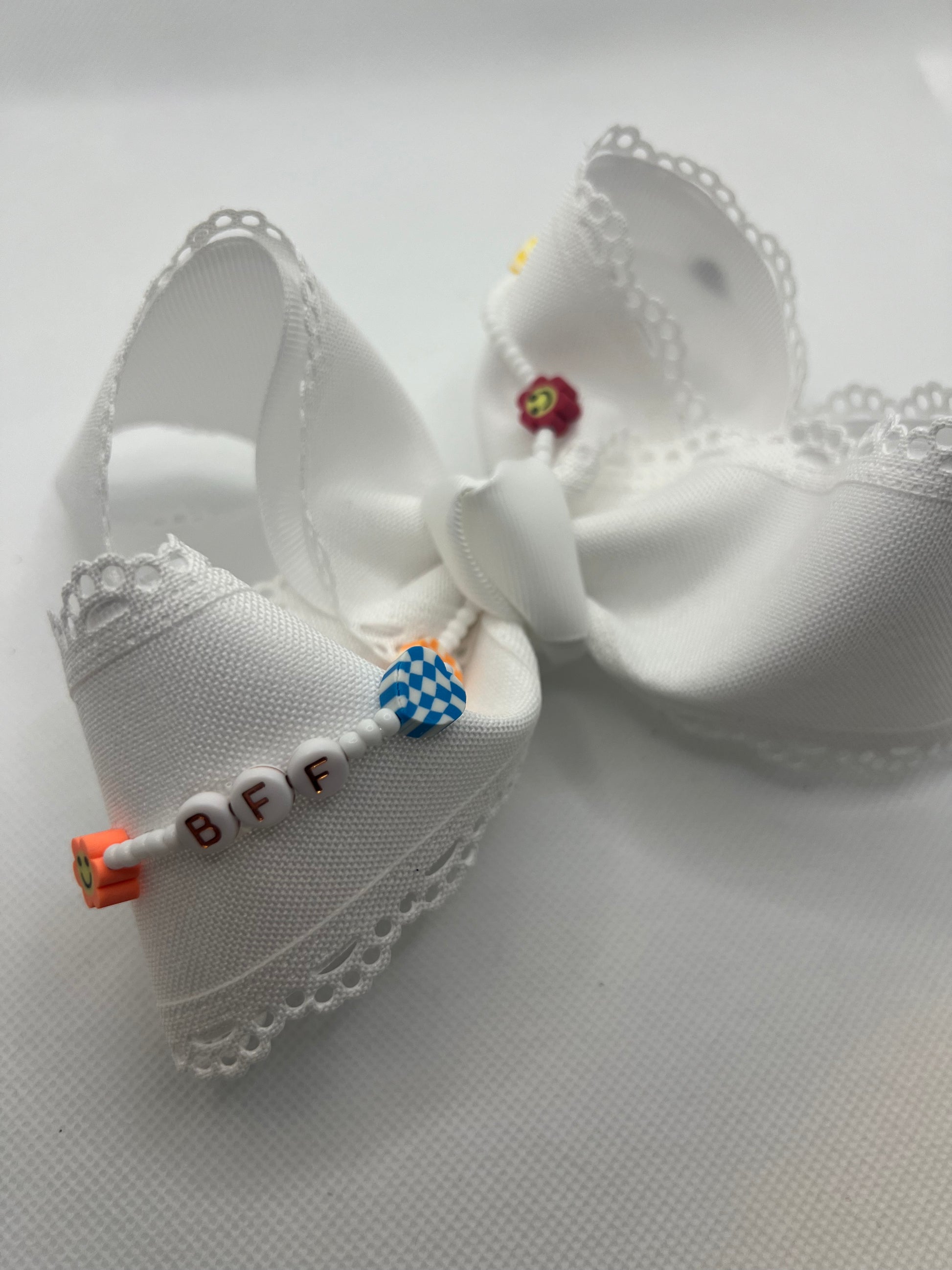 5 inch BFF bow on clip