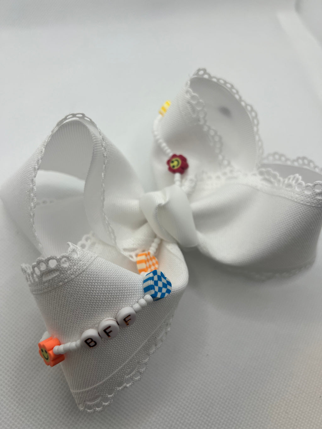 5 inch BFF bow on clip