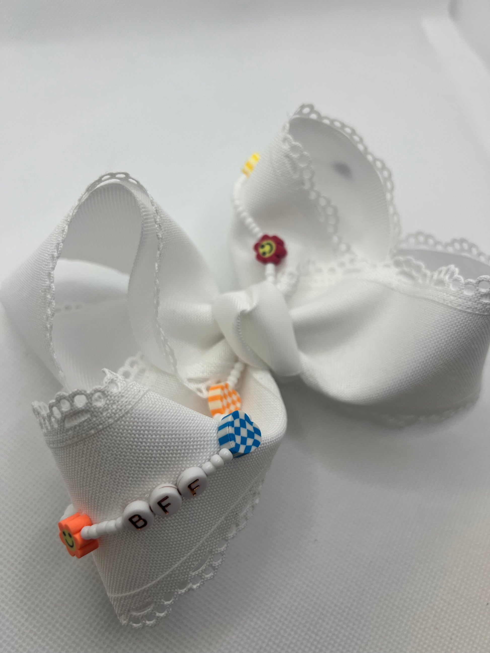 5 inch BFF bow on clip