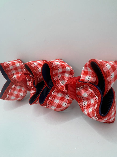 3 1/2 navy Picnic piggies