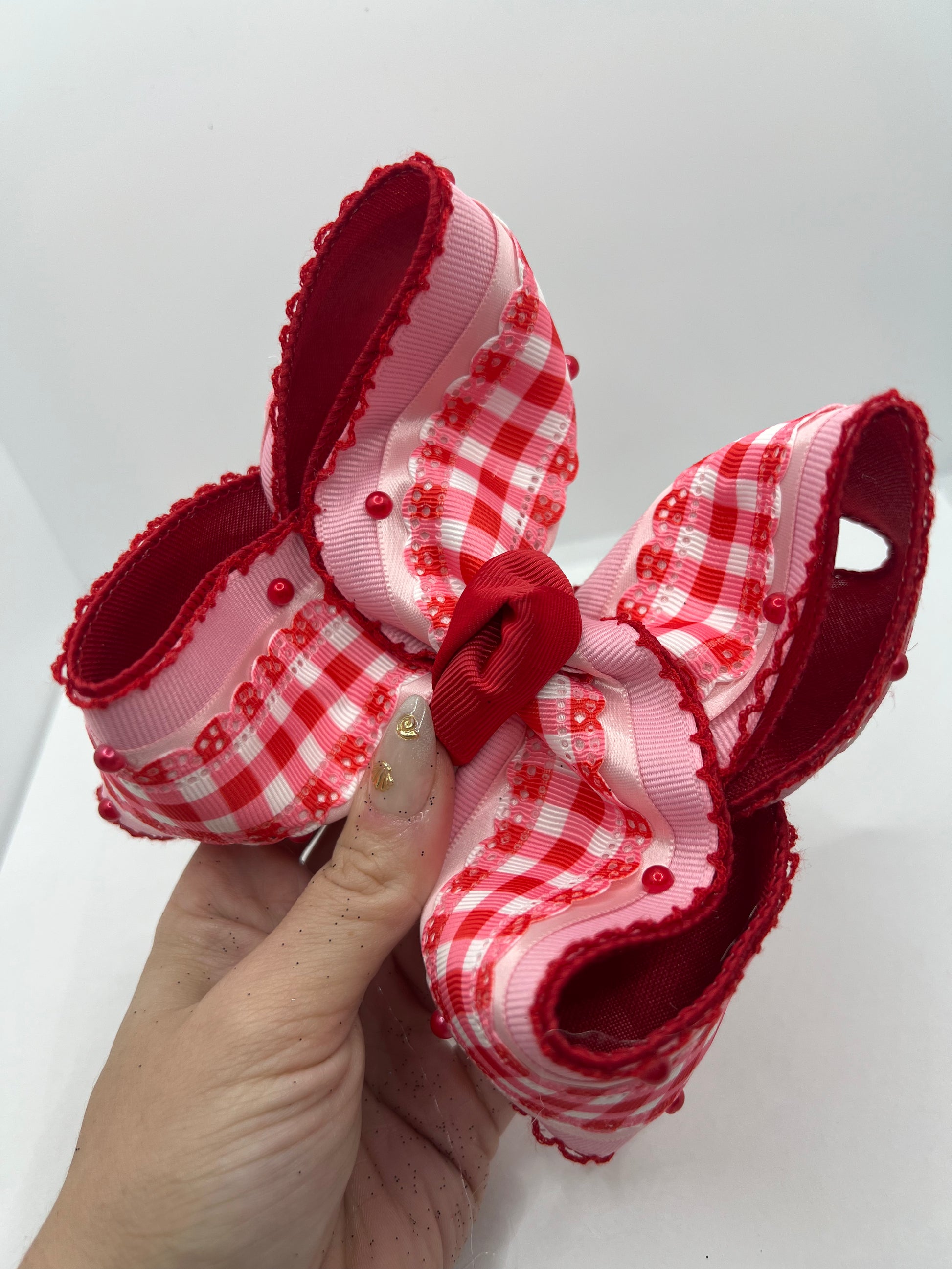 Southern Peach Pink collab bow